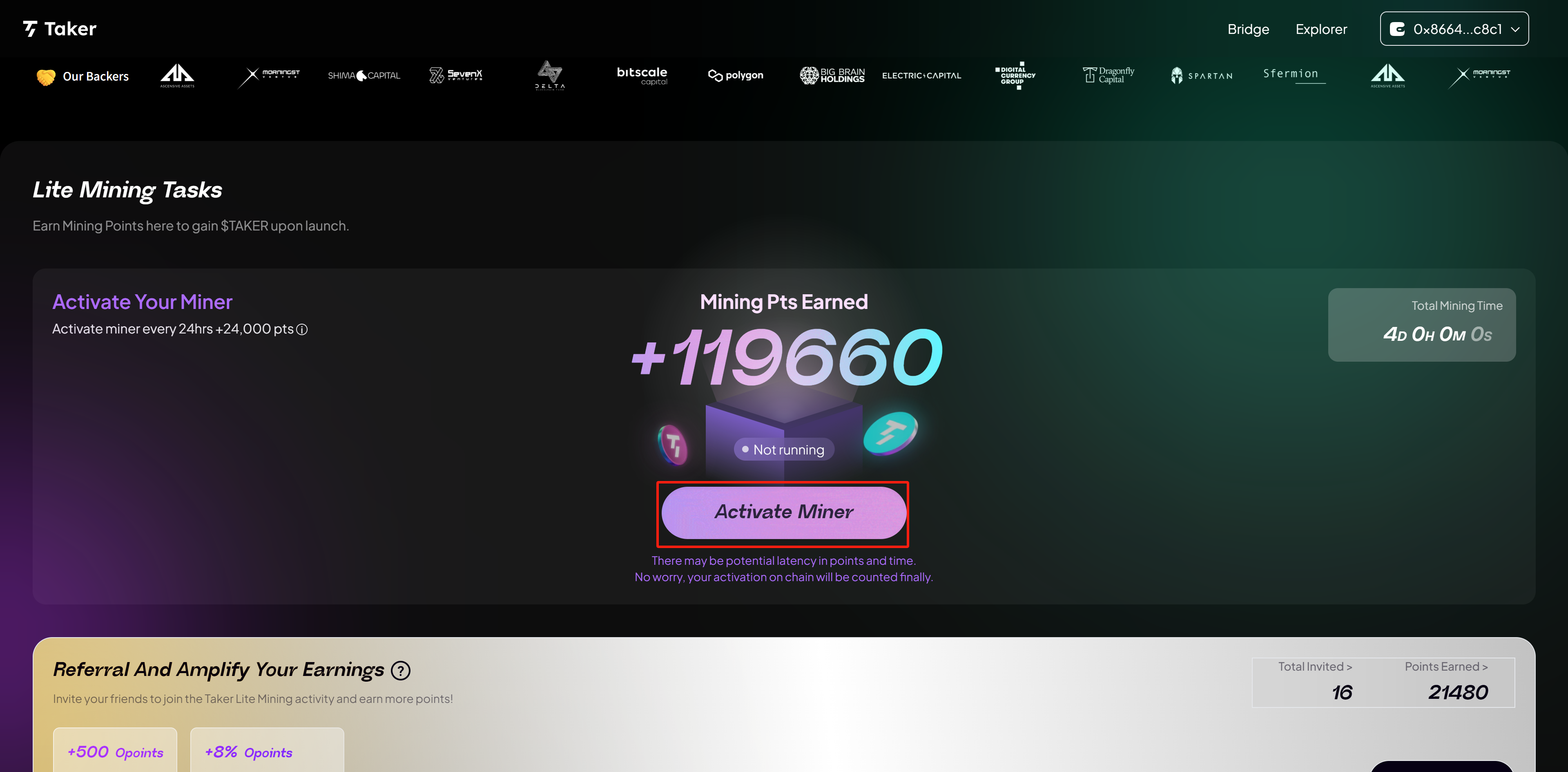 猴嘻空投工具 · ${Taker Activate Miner}