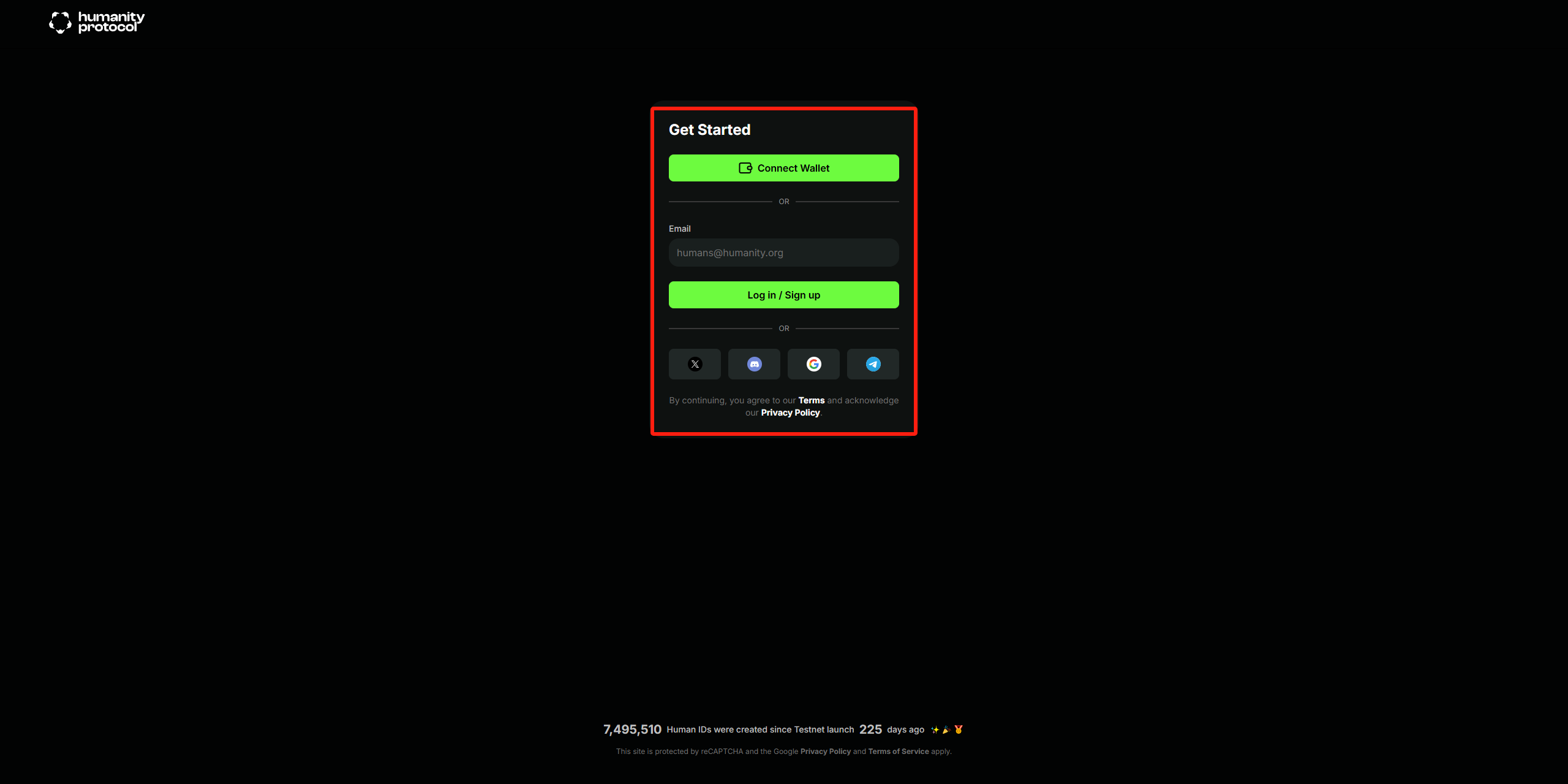 猴嘻空投工具 · ${Humanity Protocol 主页登录}